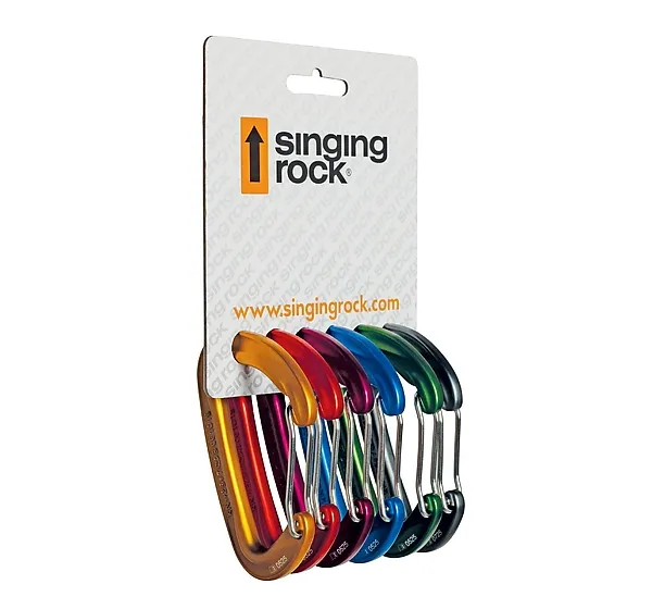 Carabiner VISION straight 6pack